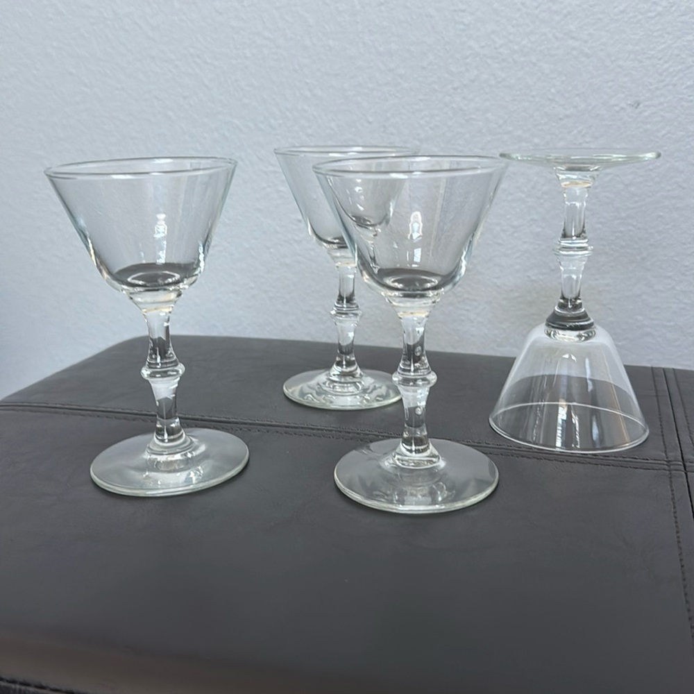 VINTAGE Cordial Glasses